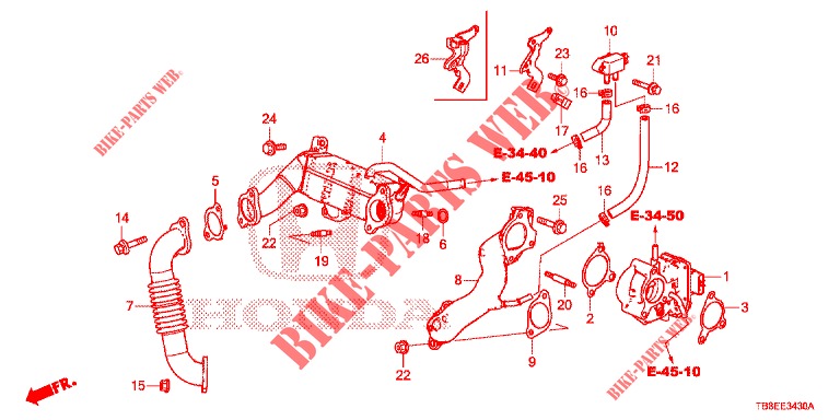 LOW PRESSURE VALVE (DIESEL) for Honda CIVIC TOURER DIESEL 1.6 S 5 Doors 6 speed manual 2015