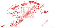 EXHAUST PIPE/SILENCER (PGM FI)  for Honda CIVIC TOURER 1.8 COMFORT 5 Doors 6 speed manual 2015