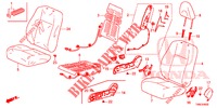 FRONT SEAT/SEATBELTS (D.) (1) for Honda CIVIC TOURER 1.8 COMFORT 5 Doors 6 speed manual 2015