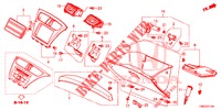 INSTRUMENT GARNISH (COTE DE PASSAGER) (LH) for Honda CIVIC TOURER 1.8 COMFORT 5 Doors 6 speed manual 2015