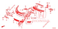 FRONT BUMPER  for Honda CIVIC TOURER 1.8 EXECUTIVE NAVI 5 Doors 6 speed manual 2015