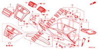 INSTRUMENT GARNISH (COTE DE PASSAGER) (LH) for Honda CIVIC TOURER 1.8 EXECUTIVE NAVI 5 Doors 6 speed manual 2015