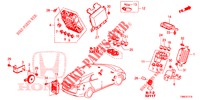 CONTROL UNIT (CABINE) (1) (LH) for Honda CIVIC TOURER 1.8 EXECUTIVE NAVI 5 Doors 5 speed automatic 2015