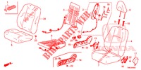 FRONT SEAT/SEATBELTS (D.) (1) for Honda CIVIC TOURER 1.8 EXECUTIVE NAVI 5 Doors 5 speed automatic 2015