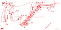 AIR CONDITIONER (FLEXIBLES/TUYAUX) (1.8L) (LH) (1) for Honda CIVIC TOURER 1.8 EXECUTIVE 5 Doors 6 speed manual 2015