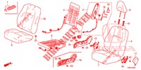 FRONT SEAT/SEATBELTS (D.) (1) for Honda CIVIC TOURER 1.8 EXECUTIVE 5 Doors 6 speed manual 2015