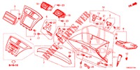 INSTRUMENT GARNISH (COTE DE PASSAGER) (LH) for Honda CIVIC TOURER 1.8 EXECUTIVE 5 Doors 6 speed manual 2015