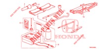 TOOLS/JACK  for Honda CIVIC TOURER 1.8 EXECUTIVE 5 Doors 6 speed manual 2015