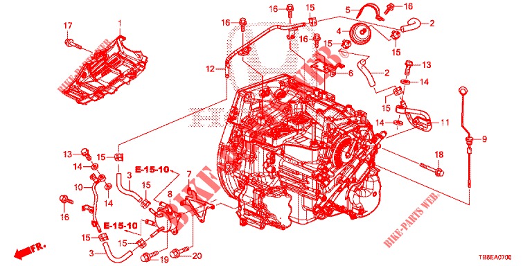 ATF PIPE/SPEEDOMETER GEAR  for Honda CIVIC TOURER 1.8 EXECUTIVE 5 Doors 6 speed manual 2015