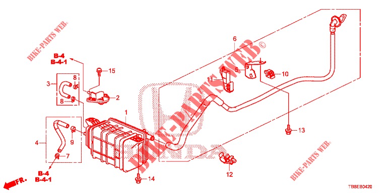 CANISTER  for Honda CIVIC TOURER 1.8 EXECUTIVE 5 Doors 6 speed manual 2015