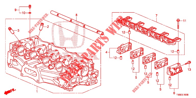 CYLINDER HEAD COVER  for Honda CIVIC TOURER 1.8 EXECUTIVE 5 Doors 6 speed manual 2015