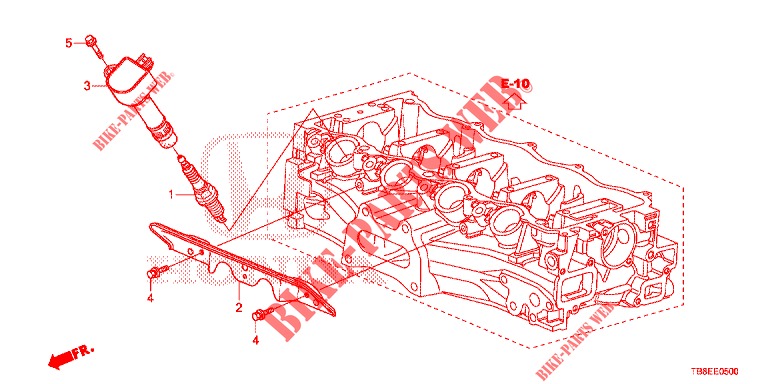 PLUG HOLE COIL  for Honda CIVIC TOURER 1.8 EXECUTIVE 5 Doors 6 speed manual 2015