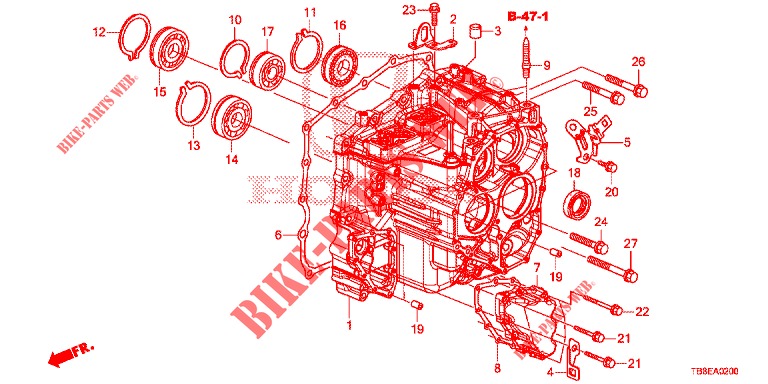 P.S. GEAR BOX  for Honda CIVIC TOURER 1.8 EXECUTIVE 5 Doors 6 speed manual 2015