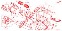 INSTRUMENT GARNISH (COTE DE PASSAGER) (LH) for Honda CIVIC TOURER 1.8 EXECUTIVE 5 Doors 5 speed automatic 2015