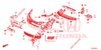 FRONT BUMPER  for Honda CIVIC TOURER 1.8 LIFESTYLE 5 Doors 6 speed manual 2015