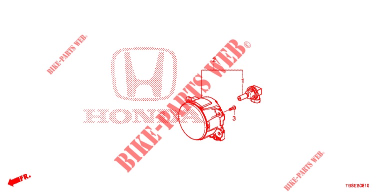 FOG LAMP  for Honda CIVIC TOURER 1.8 LIFESTYLE 5 Doors 5 speed automatic 2015