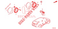 ANTENNA/SPEAKER  for Honda CIVIC TOURER DIESEL 1.6 COMFORT 5 Doors 6 speed manual 2016