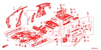 FLOOR/INNER PANELS  for Honda CIVIC TOURER DIESEL 1.6 COMFORT 5 Doors 6 speed manual 2016