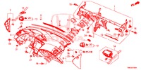INSTRUMENT PANEL UPPER (LH) for Honda CIVIC TOURER DIESEL 1.6 COMFORT 5 Doors 6 speed manual 2016