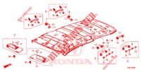 ROOF LINING  for Honda CIVIC TOURER DIESEL 1.6 COMFORT 5 Doors 6 speed manual 2016