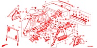 TRUNK SIDE LINING  for Honda CIVIC TOURER DIESEL 1.6 COMFORT 5 Doors 6 speed manual 2016