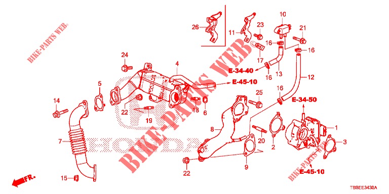 LOW PRESSURE VALVE (DIESEL) for Honda CIVIC TOURER DIESEL 1.6 COMFORT 5 Doors 6 speed manual 2016