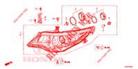 HEADLIGHT  for Honda CIVIC TOURER DIESEL 1.6 STYLE NAVI 5 Doors 6 speed manual 2016