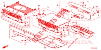 REAR FLOOR BOX  for Honda CIVIC TOURER DIESEL 1.6 STYLE NAVI 5 Doors 6 speed manual 2016