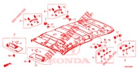 ROOF LINING  for Honda CIVIC TOURER DIESEL 1.6 STYLE NAVI 5 Doors 6 speed manual 2016