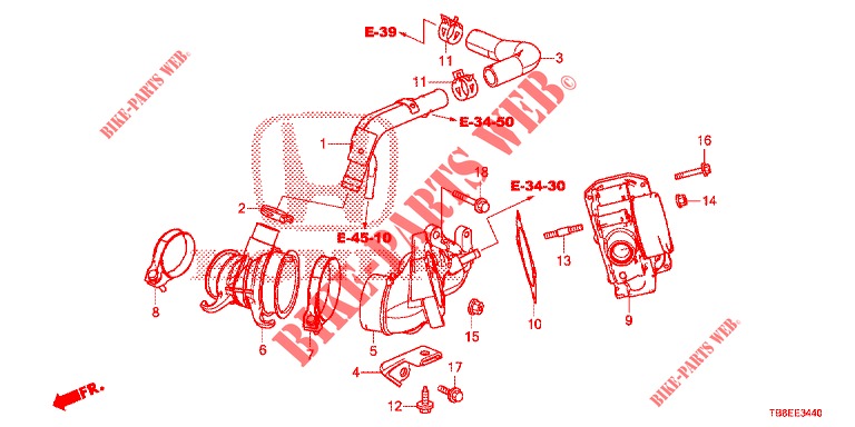 CONTROL VALVE INLET PRESSURE (DIESEL) for Honda CIVIC TOURER DIESEL 1.6 STYLE NAVI 5 Doors 6 speed manual 2016