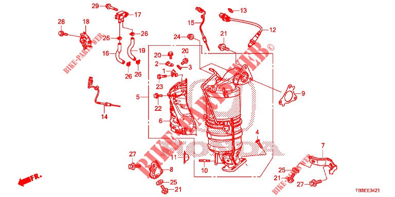 TORQUE CONVERTER (DIESEL) (2) for Honda CIVIC TOURER DIESEL 1.6 STYLE NAVI 5 Doors 6 speed manual 2016