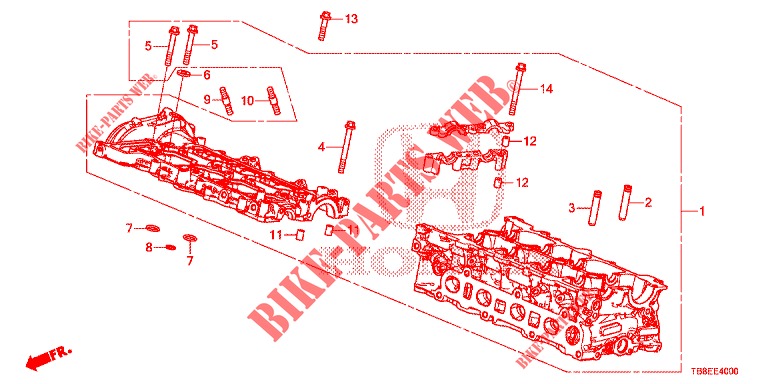 CYLINDER HEAD COVER (DIESEL) for Honda CIVIC TOURER DIESEL 1.6 EXECUTIVE 5 Doors 6 speed manual 2016