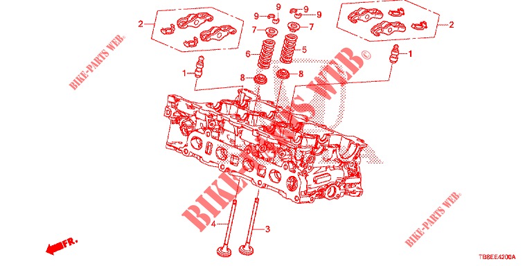 VALVE/ROCKER ARM (DIESEL) for Honda CIVIC TOURER DIESEL 1.6 EXECUTIVE 5 Doors 6 speed manual 2016