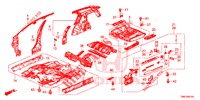 FLOOR/INNER PANELS  for Honda CIVIC TOURER DIESEL 1.6 LIFSTYLE 5 Doors 6 speed manual 2016