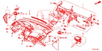 INSTRUMENT PANEL UPPER (LH) for Honda CIVIC TOURER DIESEL 1.6 LIFSTYLE 5 Doors 6 speed manual 2016