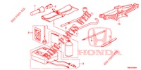 TOOLS/JACK  for Honda CIVIC TOURER DIESEL 1.6 LIFSTYLE 5 Doors 6 speed manual 2016