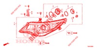 HEADLIGHT  for Honda CIVIC TOURER DIESEL 1.6 S 5 Doors 6 speed manual 2016