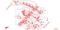 TAILGATE LINING/ REAR PANEL LINING (2D)  for Honda CIVIC TOURER DIESEL 1.6 S 5 Doors 6 speed manual 2016