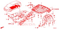 UNDER COVER  for Honda CIVIC TOURER DIESEL 1.6 S 5 Doors 6 speed manual 2016