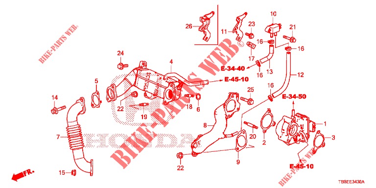LOW PRESSURE VALVE (DIESEL) for Honda CIVIC TOURER DIESEL 1.6 S 5 Doors 6 speed manual 2016