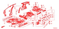 FLOOR/INNER PANELS  for Honda CIVIC TOURER 1.8 COMFORT 5 Doors 6 speed manual 2016