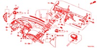 INSTRUMENT PANEL UPPER (LH) for Honda CIVIC TOURER 1.8 COMFORT 5 Doors 6 speed manual 2016