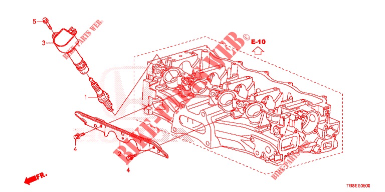 PLUG HOLE COIL  for Honda CIVIC TOURER 1.8 COMFORT 5 Doors 6 speed manual 2016
