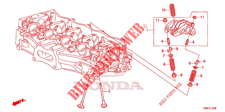 VALVE/ROCKER ARM  for Honda CIVIC TOURER 1.8 COMFORT 5 Doors 6 speed manual 2016