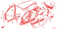 OUTER PANELS/REAR PANEL  for Honda CIVIC TOURER 1.8 EXECUTIVE NAVI 5 Doors 6 speed manual 2016