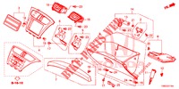 INSTRUMENT GARNISH (COTE DE PASSAGER) (LH) for Honda CIVIC TOURER 1.8 EXECUTIVE 5 Doors 6 speed manual 2016