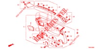 TAILGATE LINING/ REAR PANEL LINING (2D)  for Honda CIVIC TOURER 1.8 EXECUTIVE 5 Doors 6 speed manual 2016
