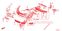 FRONT BUMPER  for Honda CIVIC TOURER 1.8 LIFESTYLE 5 Doors 6 speed manual 2016