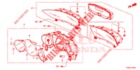 SPEEDOMETER  for Honda CIVIC TOURER 1.8 LIFESTYLE 5 Doors 6 speed manual 2016