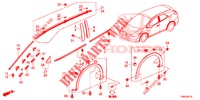 MOLDING/PROTECTOR  for Honda CIVIC TOURER DIESEL 1.6 COMFORT 5 Doors 6 speed manual 2017